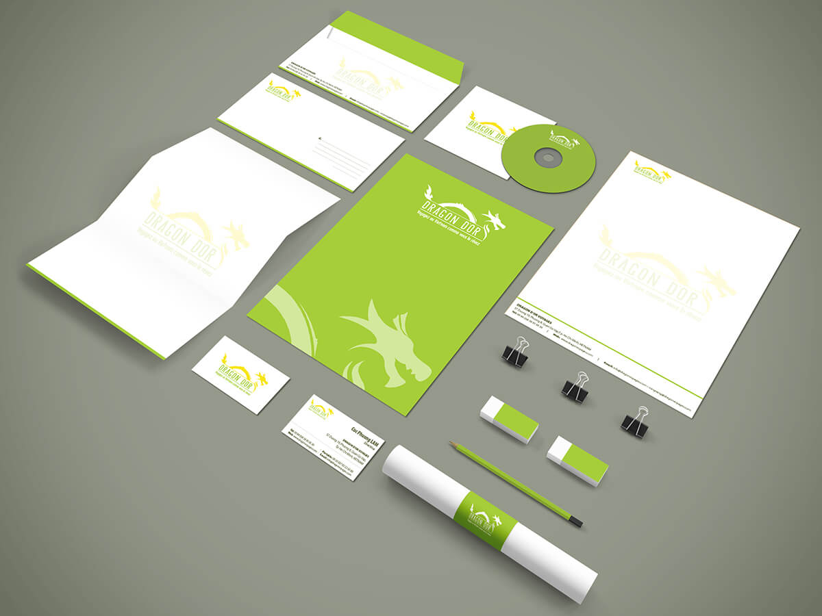 Thiết kế logo, CIP - Thương hiệu du lịch và lữ hành Dragon d’Or