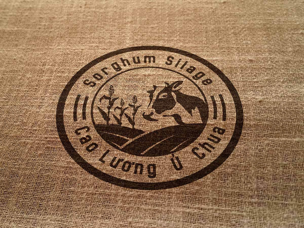 Thiết kế logo, CIP, bao bì- Thức ăn ủ chua SORGHUM SILAGE