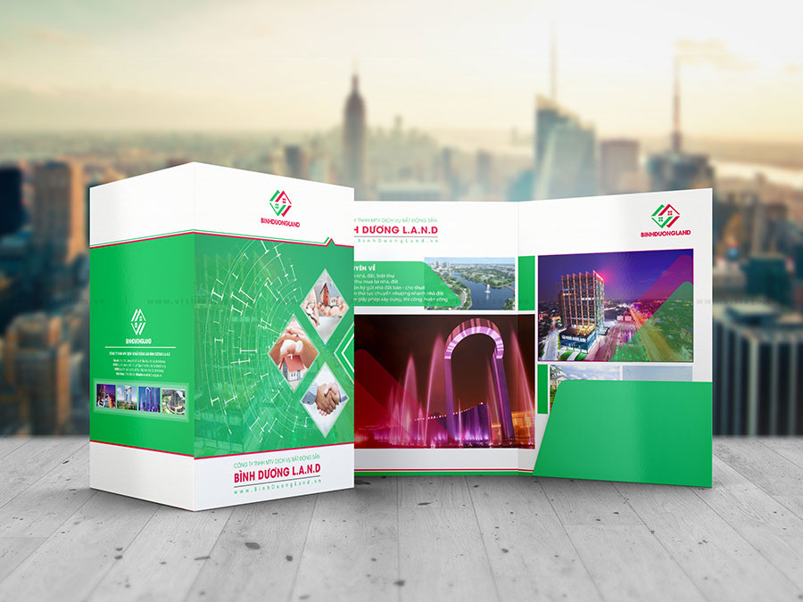 Thiết kế logo - Bất động sản Bình Dương Land