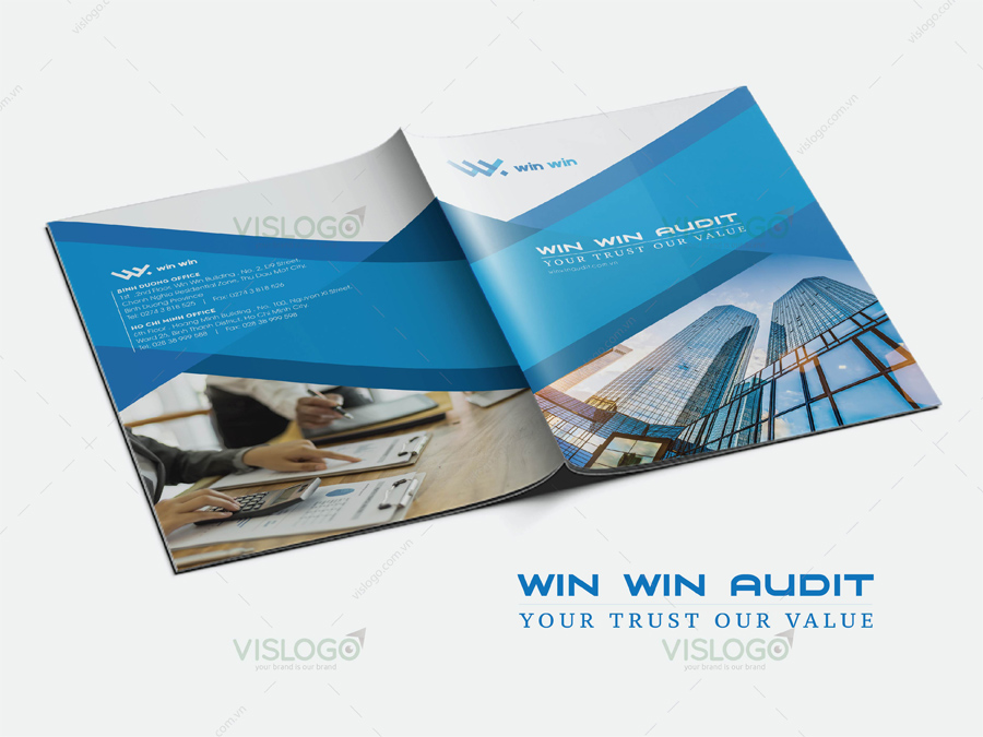 Thiết kế profile công ty kiểm toán Win Win Audit