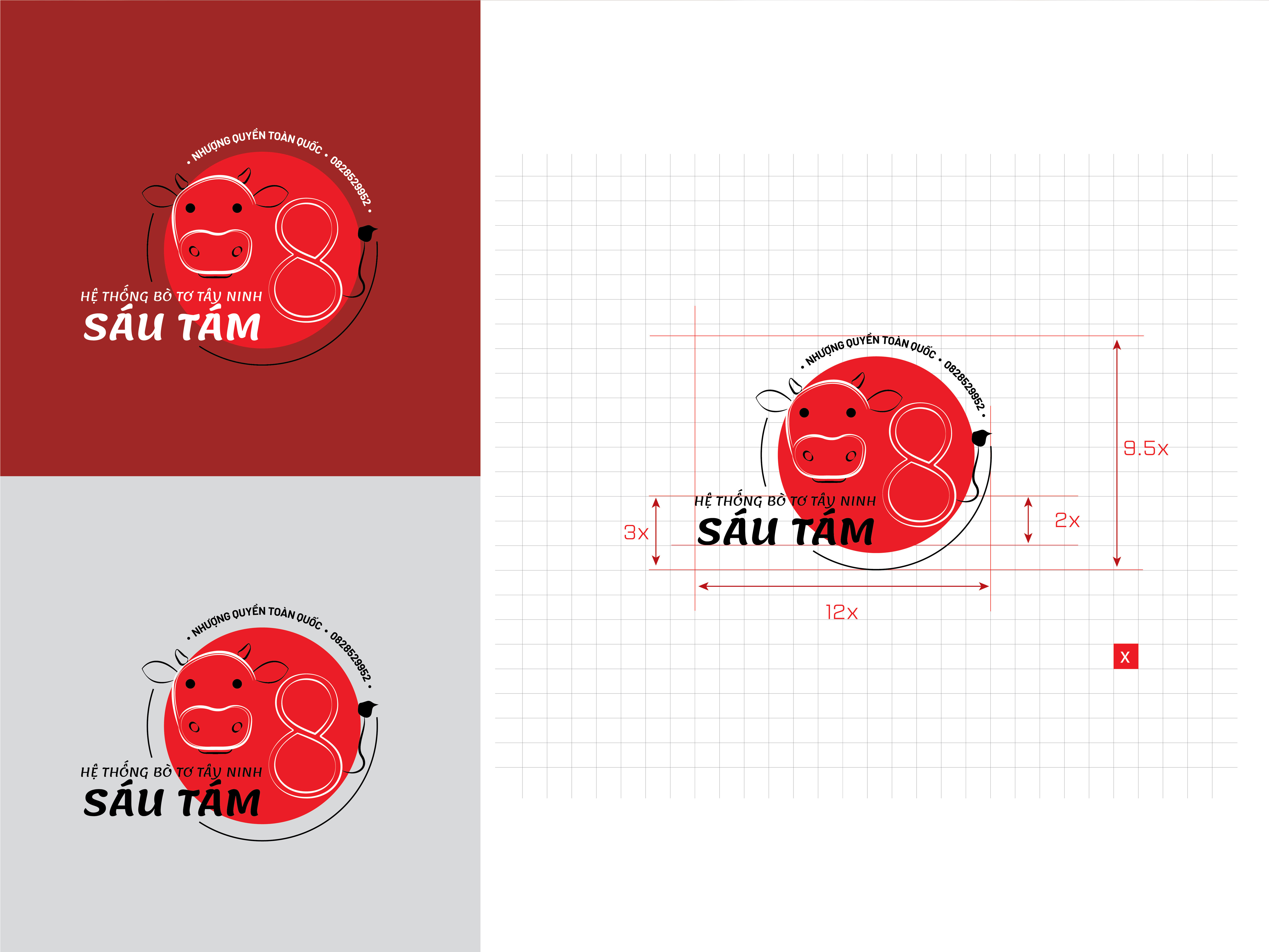 Thiết kế logo, nhận diện thương hiệu Hệ Thông Bò Tơ Tây Ninh 68