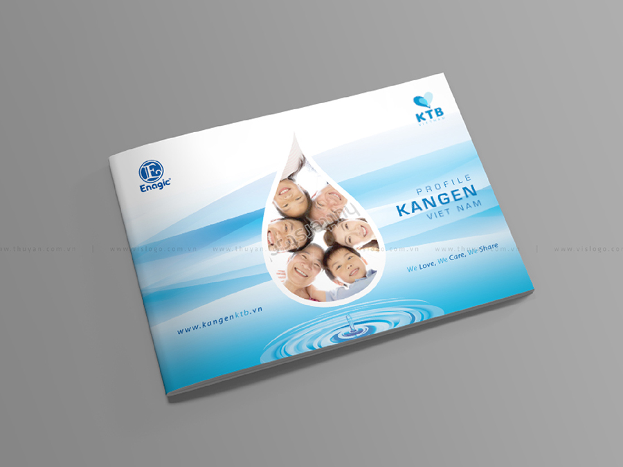 Thiết kế catalog máy lọc nước Kangen Việt Nam